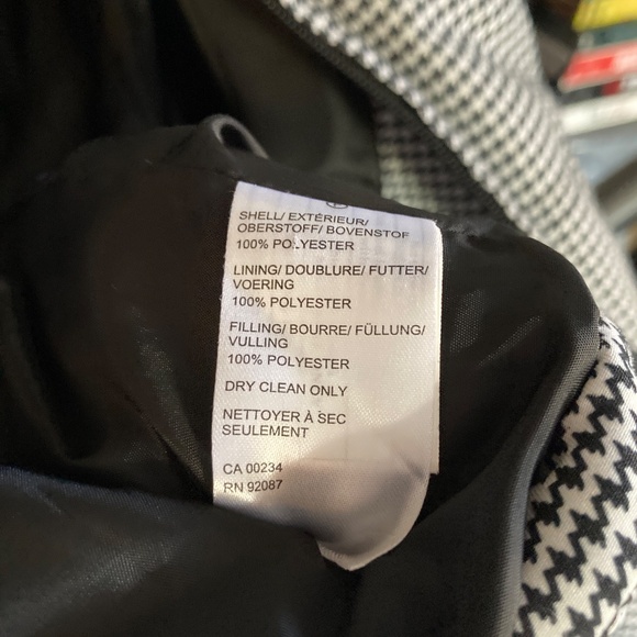 Black and White Puffer Jacket with Nice Detail by PURE NAVY - Picture 10 of 10